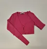 Cardigan Modelo Crooped/Com Um Gancho Dourado Para Fechar Rosa Zara 16 Anos