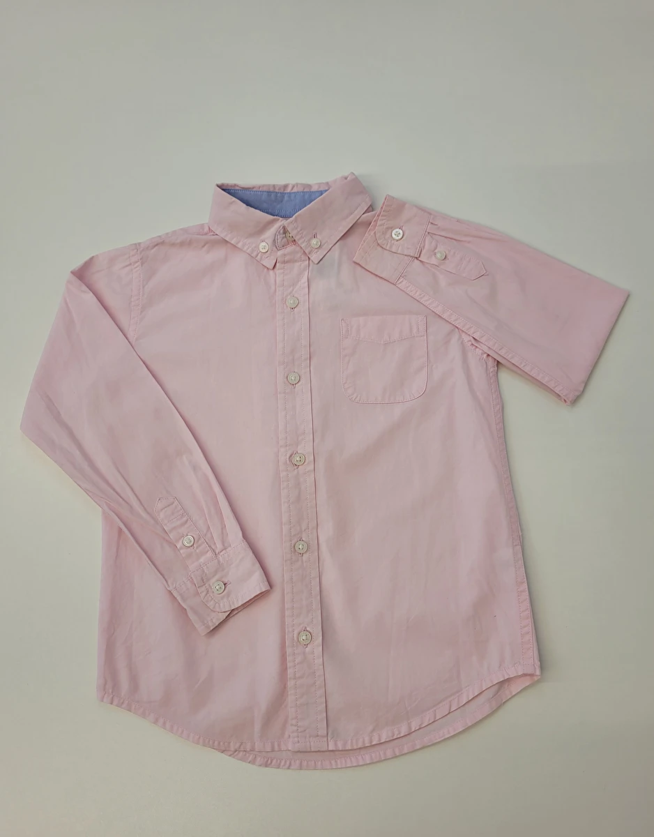 Camisa Manga Longa Rosa Janie And Jack 5 Anos