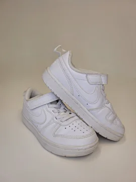 Tênis Com Velcro/Cadarço De Elástico Branco Nike 27