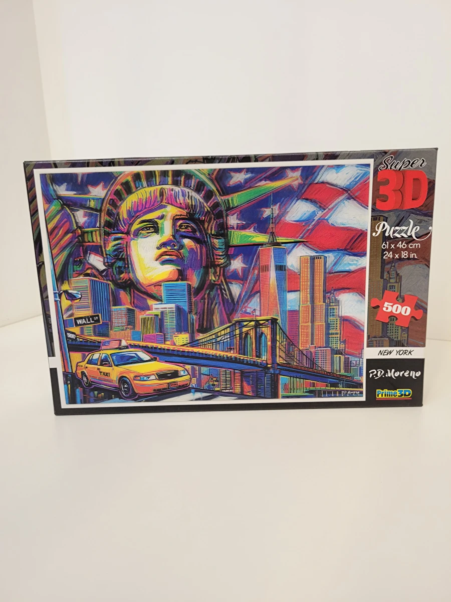 Quebra Cabeça Super 3D Colorido Puzzle Grow 6 Anos