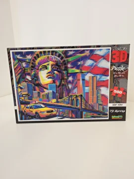 Quebra Cabeça Super 3D Colorido Puzzle Grow 6 Anos