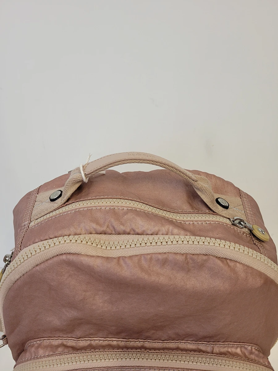 Mochila Com 5 Zípers/Metalizada Rose Kipling