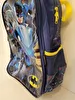 Mochila Com 2 Zípers/Acompanha Lancheira/Batman Azul Dc Comics