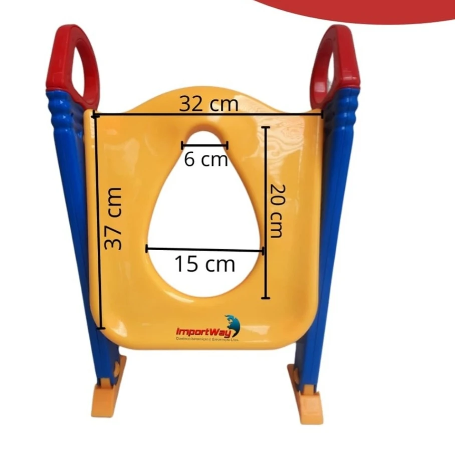 Assento Redutor Com Escada Colorido Sem Marca