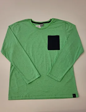 Camiseta Manga Longa/Nova Verde Quimby 14 Anos